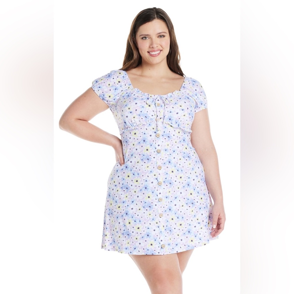 Floral Button-Down Dress